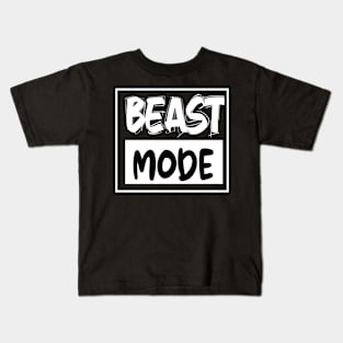 Beast mode design Kids T-Shirt